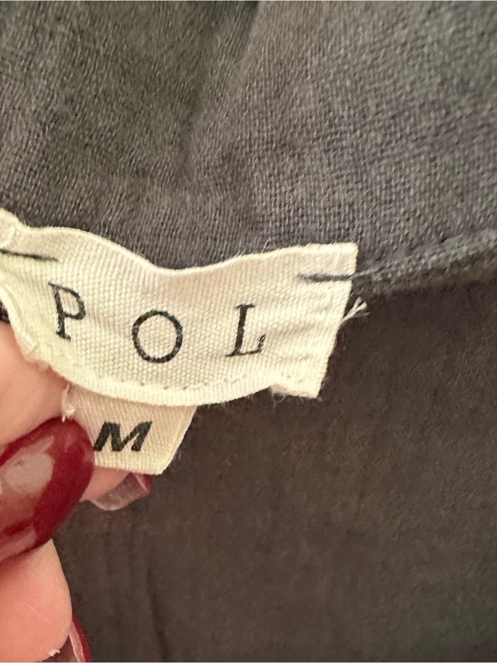 NWOT POL CHARCOAL SHACKET - Picture 3 of 6